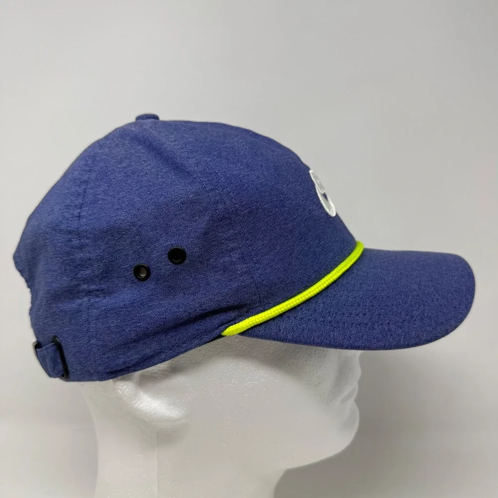 Nike Golf Classic99 Dri-FIT Blue Lime Green Rope Hat Mens CN9487-455 Adjustable